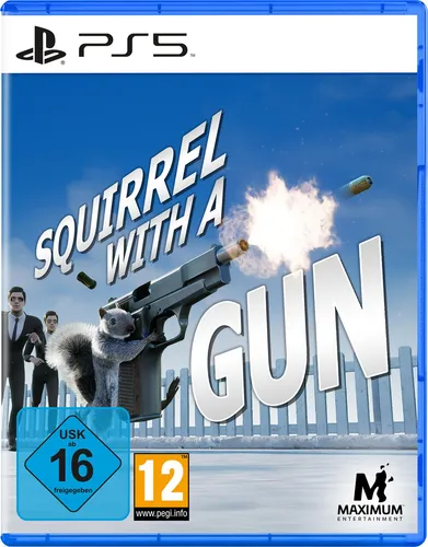 Squirrel With A Gun für PS5 - actionreiches Abenteuer - Spiele für PlayStation 5, erlebe ein einzigartiges und actiongeladenes Abenteuer mit einem mutigen Eichhörnchen und seiner Waffe.