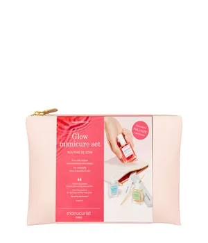 manucurist Nail & Hand Care Glow Manicure Set - Nagellack-Set für strahlende Nägel, inklusive Feile und Pflegelack für natürlichen Glow und intensive Feuchtigkeit.