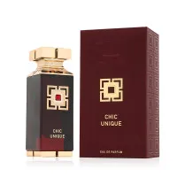 Fragrance World Chic Unique EDP 100 ml UNISEX - Eau de Parfum für Damen und Herren mit einem kühnen lederartigen Duft, der durch fruchtige und blumige Noten ergänzt wird – ideal für alle, die Individualität und Eleganz schätzen.