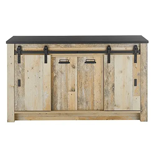 Lomadox Spülenschrank SHELTON-61 in beige von Lomadox