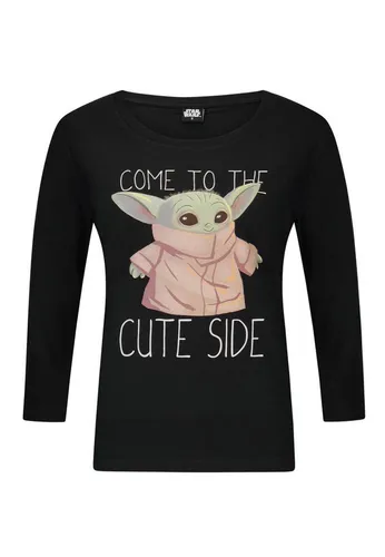 Star Wars T-Shirt Yoda T-Shirt Damen Oberteil kurzarm Shirt von Star Wars