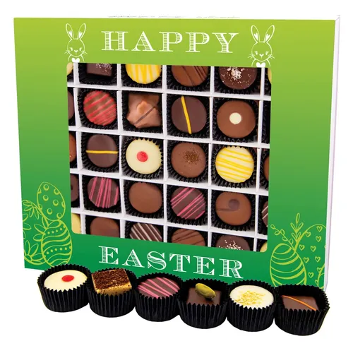 Hallingers Happy Easter XXL Ostern Pralinen Geschenk handmade ohne Alkohol