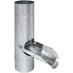Regenwasserklappe Grömo Ø 87mm aus Zink