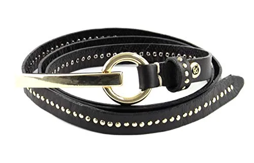 b.belt Cher Ledergürtel W85 – Stilvoll und Modern - Modischer b.belt Gürtel aus echtem Leder, Größe 85 cm, mit abnehmbarem Schlüsselring und eleganter Koppelschließe. Perfekt, um jedes Outfit zu vervollständigen.