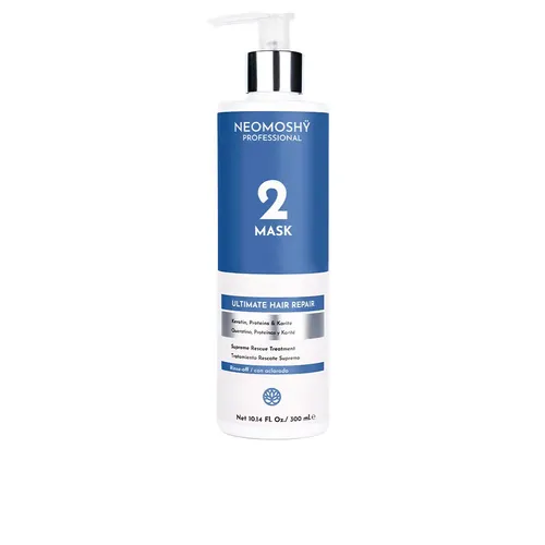 Neomoshy Haarmaske ULTIMATE HAIR REPAIR 300ml - Haarkur für intensive Haarreparatur, angereichert mit Sheabutter und pflanzlichen Proteinen für gesund glänzendes Haar.