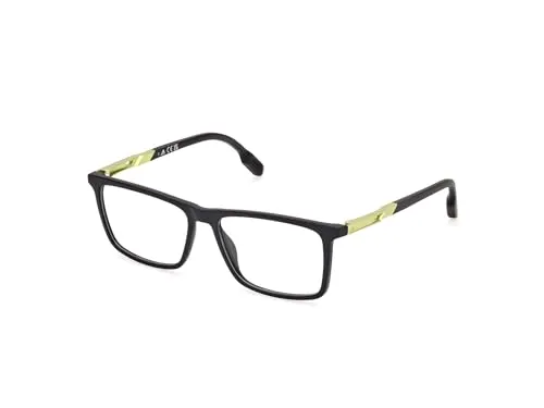 Adidas Sport SP5061 Herren-Brille - Hochwertige Herren-Brille aus robustem Kunststoff, perfekt für Sport und Freizeit mit stylischem eckigem Design.