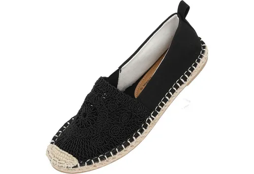 Palado Espadrilles Damen Serd by Sila Sahin - Elegante Slipper für Sommerlooks - Funktionsunterwäsche: Exklusive Sommerschuhkollektion von Sila Sahin, gefertigt aus hochwertigem Textilmaterial für höchsten Komfort und stilvolle Lässigkeit.