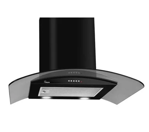 Kamin-Dunstabzugshaube Akpo WK-4 Largo Eco 60 Wandmontage Schwarz 5901676466068