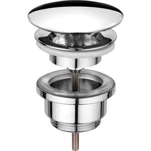 Cornat Ablaufgarnitur T317402, chrom, für Waschbecken / Waschtisch, Permanentablauf