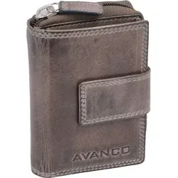 Kleine graue Damenbörse aus echtem Leder - Elegante kleine Damenbörse mit 9 Kreditkartenfächern und 4 weiteren Steckfächern. Das hochwertige Leder und das durchdachte Design sorgen für optimale Organisation und Stil im Alltag.