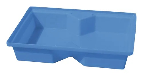 Emtez PE-Auffangwanne für Kleingebinde - 63 Liter, 100 x 60,5 x 20 cm - Auffangwannen, robust und ideal für die sichere Lagerung von Kleingebinden, schützt vor Leckagen und Umweltschäden.