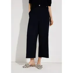 MORE&MORE Culotte lässige, weite, verkürzte Schlupfhose - Die luftige Baumwoll-/Stretch-Culotte von MORE & MORE bietet hohen Tragekomfort und vielseitige Kombinationsmöglichkeiten für den Sommer. Perfekt für entspannte Freizeitlooks oder elegante Anlässe.