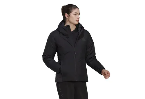 adidas Damen Jacket (Down) W Traveer Cr J – Stilvolle Daunenjacke - Jacken & Westen – Diese wasserabweisende Daunenjacke aus recyceltem Polyester bietet hohen Tragekomfort und Wärme, ideal für kalte Tage.