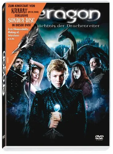Eragon - Das Vermächtnis der Drachenreiter DVD - Fantasy-Abenteuer auf DVD, FSK 12, erleben Sie die packende Geschichte der Drachenreiter in hochwertiger Bild- und Tonqualität.