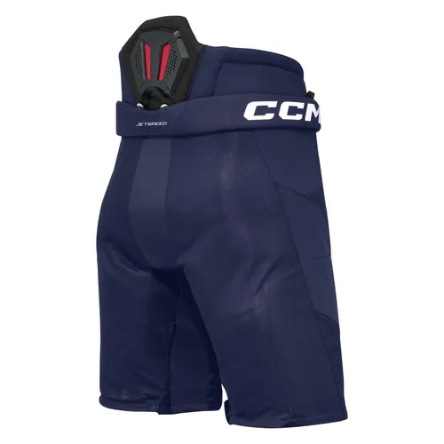 CCM JetSpeed SR Hockeyhose (Dunkelblau, M) - Hochwertige Hockeyhose für höchste Bewegungsfreiheit und Komfort. Ideal für den Einsatz auf dem Eis, mit strapazierfähigem Material für lange Haltbarkeit.
