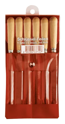 Fortis Schlüsselfeilen-Satz 100 mm H2 Tasche