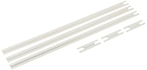 Shimano Kabelabdeckung für Schaltkabel - Weiß - Hochwertige Shimano Kabelabdeckungen für externe Zugverlegung. Selbstklebend, langlebig und leicht zu reinigen. Optimal für eine saubere und ordentliche Fahrradinstallation.