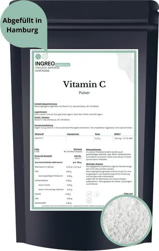Vitamin C Pulver (40-100 Mesh) – 1kg
