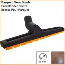 Parkett Staubsaugerdüse Düse Staubsaugerzubehör 35mm Ersatzteil für Bosch Home and Garden UniversalVac Akku Staubsauger