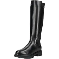 Nero Giardini Stiefel aus Leder/Textil - Kniehoher Stiefel mit elastischem Schaft für perfekten Sitz, robuster Profilsohle für sicheren Tritt und zeitlosem Design – ideal für stilvolle Herbst- und Winterlooks.