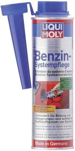 Liqui Moly Benzin-System-Pflege 5108 300ml - Additive zur Pflege und zum Schutz des Kraftstoffsystems, verbessert den Motorlauf und reduziert den Kraftstoffverbrauch. Ideal für alle Benzinmotoren, insbesondere Neufahrzeuge.