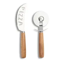 Zeller Pizza-Schneide-Set, 2-teilig 25592 , 1 Set