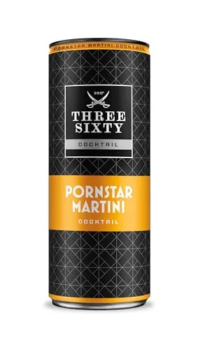 THREE SIXTY PORNSTAR MARTINI COCKTAIL | Vorgemixter Longdrink in der Dose 250ml