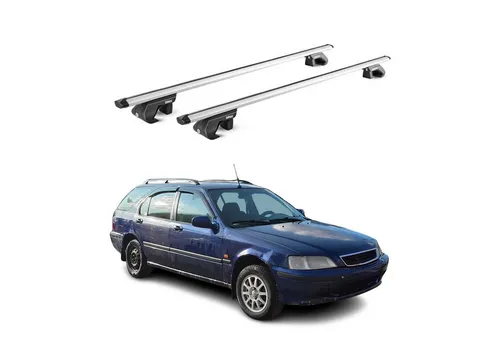 OMAC Dachträger für Honda Civic Kombi 1995-2011 – 90kg Aluminium, abnehmbar und multifunktional - Hochwertiger Dachträger aus leichtem Aluminium, wasserbeständig und mit ABE. Ideal für den sicheren Transport von Gepäck und Sportgeräten.
