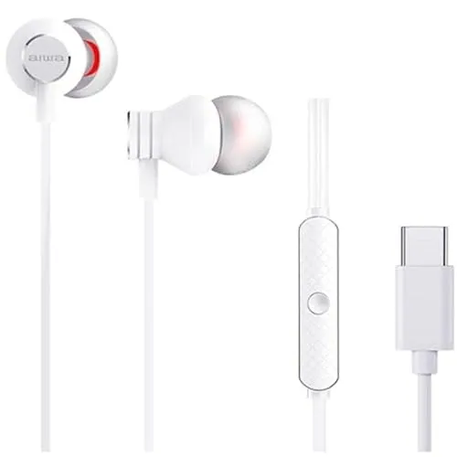 Aiwa Headphones USB-C Estm-50 White