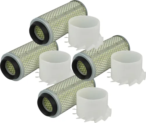 vhbw 4x Luftfilter kompatibel mit Bobcat X 220 Serie 11501 Kubota D750-BWClark2, 542B Ford Gas Engine, 542 KOHLER Bagger - Äußerer Motorfilter