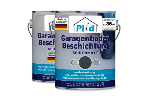 Garagenbodenbeschichtung 5L Anthrazit von Plid