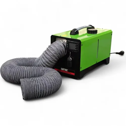 DeTec. Dieselkanone 8kW Standheizung 12V&230V Heizer inkl. 5m Warmluftschlauch