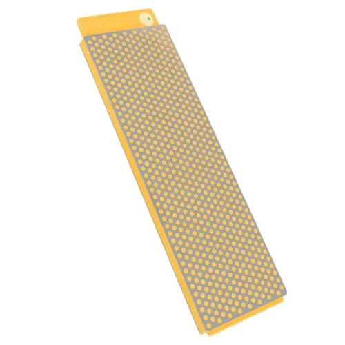 DMT DuoSharp Diamant Schleifstein 8 Zoll Extrafein, Extra-Extrafein, Doppelseitiger Messerschärfer in Profiqualität, 20 cm Wetzstein für Messer und Werkzeuge, Made in USA, W8EEENB