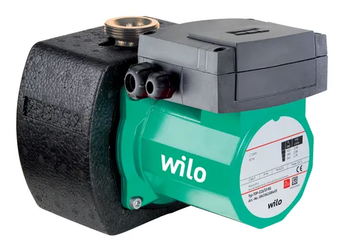 WILO Nassläufer-Zirkulationspumpe Top-Z 25/10 - Effiziente Wasserpumpe für Heizungs- und Trinkwasserkreisläufe, leise im Betrieb und ideal für energieeffiziente Anwendungen.