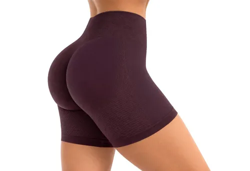 Smilodox Shorts Amaze Scrunch, Blickdichte Radlerhose mit Unsichtbarer Scrunch-Effekt High Waist Squatproof Scrunch Shorts-Leggings Seamless Sport Fitness