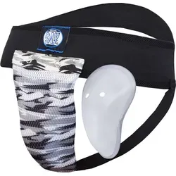 BAY-Sports Tiefschutz Keep Herren Jungen Suspensorium Sport Camo Keep Camouflage, Für Erwachsene und Kinder, XS - XL weiß S