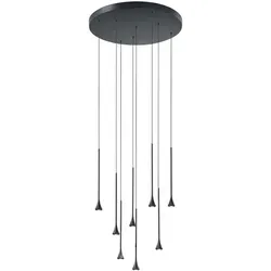 Produktbild Fabas Luce LED-Hängeleuchte Susa, Schwarz, Höhenverstellbar
