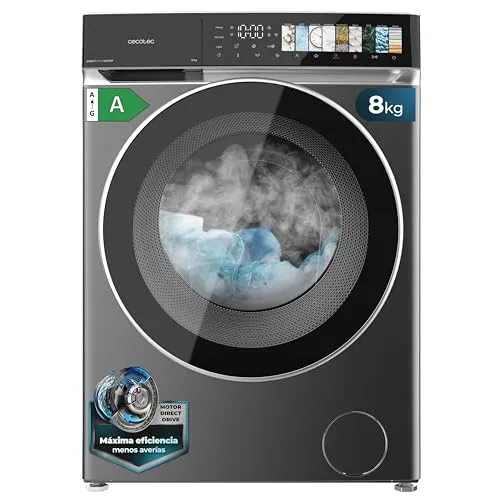 Cecotec Bolero DressCode 8970 Waschmaschine 8kg in silber von Cecotec