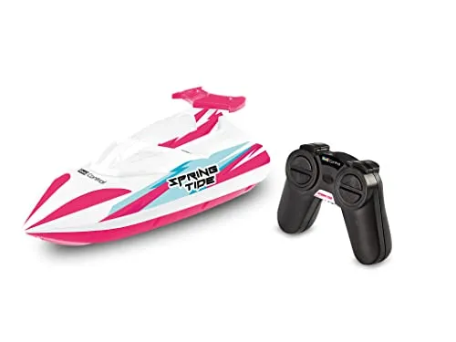 Revell Control Spring Tide I Ferngesteuertes RC Boot I für Junge und Erwachsene Kinder ab 6 Jahren I RC Boot mit LI-ION Akku für Stundenlange Action I 2,4 GHz I Ideal für Sommer- und Frühlingstage