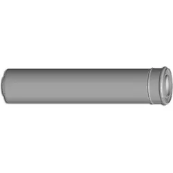 Wolf Abgasrohr DN60/100 konzentrisch 1000 mm - Zubehör für Klima & Heizen, hochwertiges Polypropylen für optimale Abgasführung und Langlebigkeit.