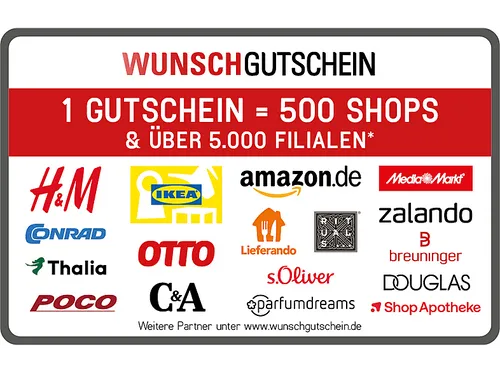 Wunschgutschein (Wert: 25 €)