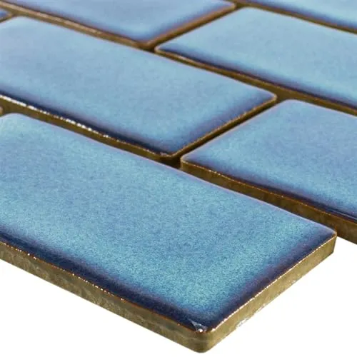 Keramik Mosaik Fliesen Florenz Handgemacht Blau in blau von Mosafil