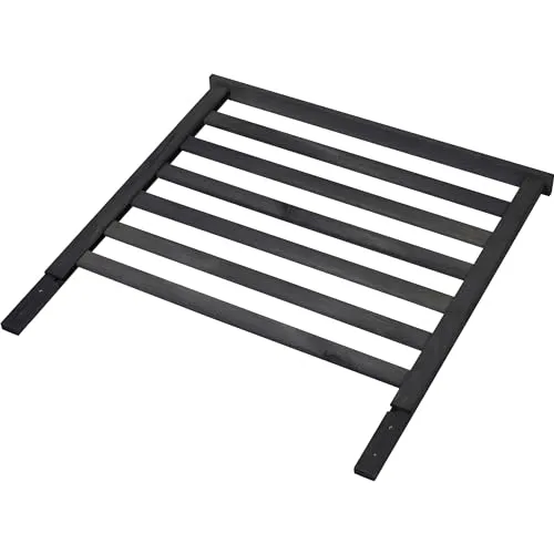 dobar® Rankgitter-Aufsatz aus Holz für Hochbeet Kubus 2.0 - 78 x 5 x 78 cm - Grau - Rankgitter für Hochbeet, aus FSC-zertifiziertem Kiefernholz, ideal für die Anzucht von Pflanzen wie Himbeeren oder Tomaten und fördert das vertikale Wachstum.