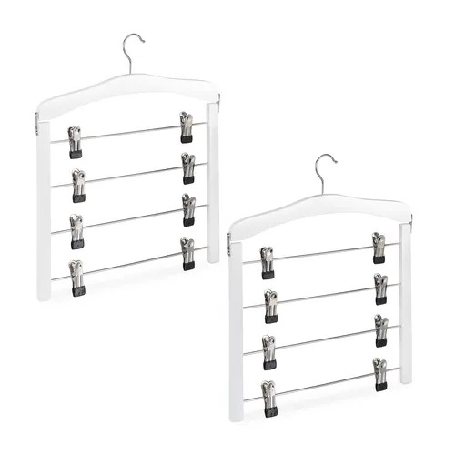 Kleiderbügel Silber von Relaxdays