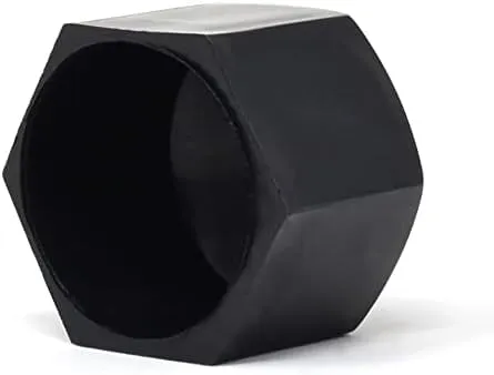 Design61 20x Sechskant Schutzkappen M6 x SW10 mm mit Innensechskant für Muttern und Schraubenköpfe