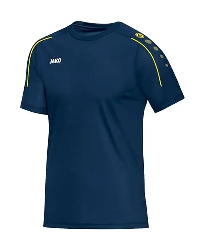 JAKO Herren T-Shirt Classico, Nightblue/Citro, M