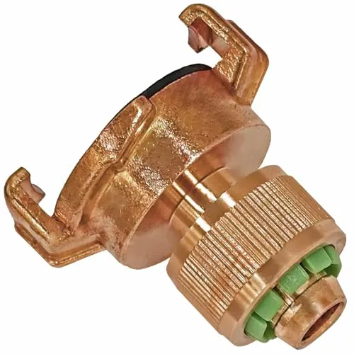 SCHNELLKUPPLUNG Schlauchanschlußstück Übergang auf Wasserschlauch - System Geka (für 3/4 Zoll Schlauch)