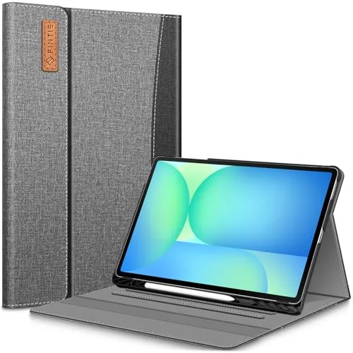 Fintie Hülle für Samsung Galaxy Tab S10 FE+ 13.1 Zoll - Stylische Folio Schutzhülle mit Multi-Winkel Betrachtung, S Pen Halter und praktischem Dokumentenfach. Ideal für den sicheren Transport und Schutz Ihres Tablets im Alltag.