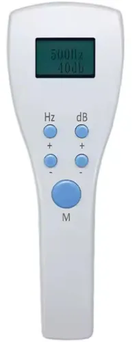 EWANTO AudiScan Tragbares Audiometer, LCD-Bildschirm für Hörtest, Hörscreener