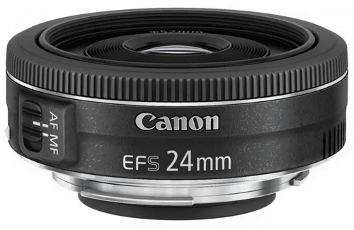 Canon EF-S 24mm F2.8 STM Pancake-Objektiv - Kompakt und lichtstark, ideal für kreative Aufnahmen bei schwachem Licht